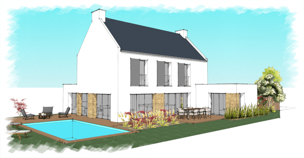 Projet maison sur mesure + terrain - Locmariaquer - 56